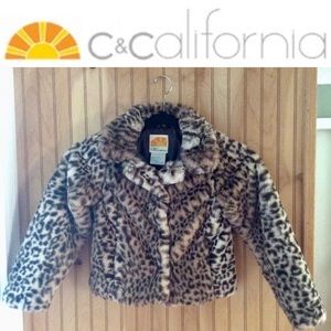 c&c california leopard jacket